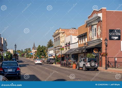 Stores In Downtown Medicine Hat Editorial Photo Image Of City Main 224039346