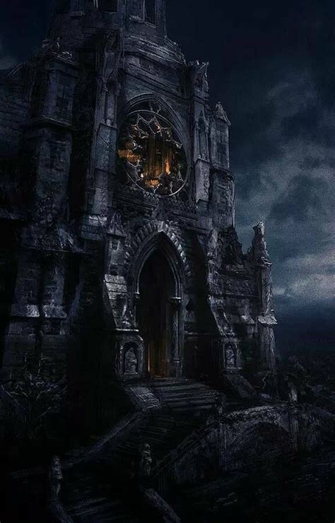 Gothic Architecture Fantasy Castle Fantasy Landscape Dark Fantasy Art