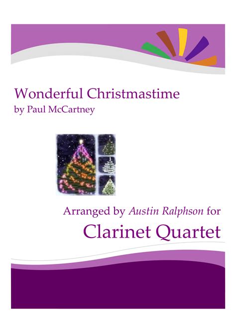 Wonderful Christmastime Sheet Music Paul Mccartney Woodwind Ensemble