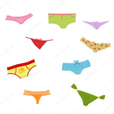 set of girl panties — stock vector © alenarozova 5246989