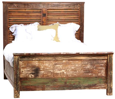 Shabby Chic California King Panel Bed Frame Zin Home