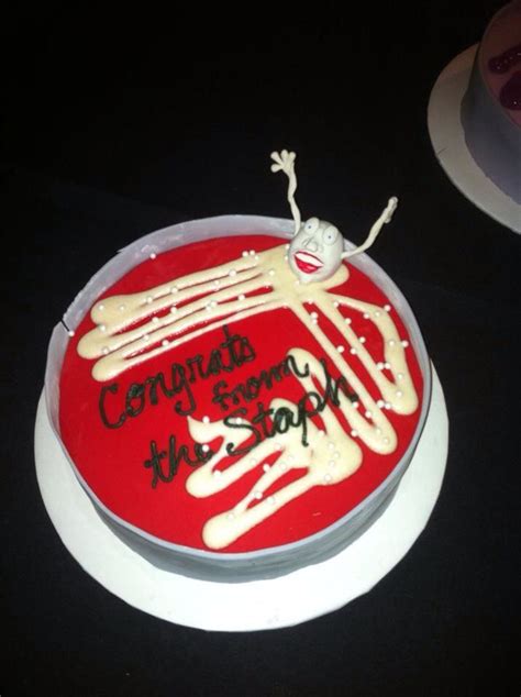 | see more about funny, quote and text. Lab cake done by Jessica Barks #microbiology #staph | Lab ...