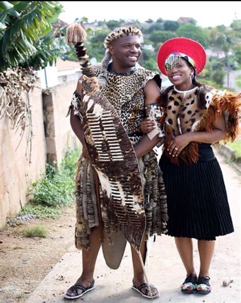 Traditional Zulu Groom And Bride Zulu Traditional Attire African