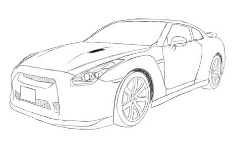 Nissan gtr tekeningen # 2 | Nissan gtr, Gtr drawing, Nissan skyline