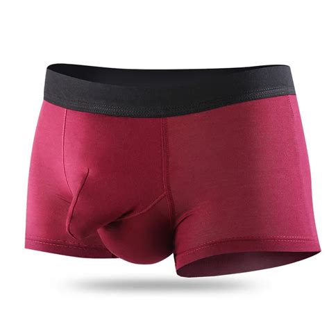 buy mens underwear modal elephant nose boxers men support breathable man