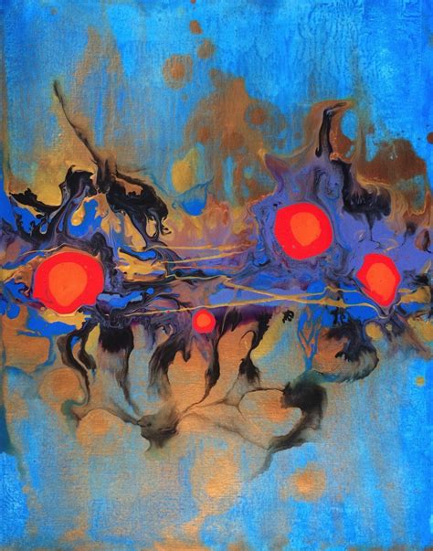 Fire Poppies 1 Gallery 327 Abstract Expressionist Art Expressionism