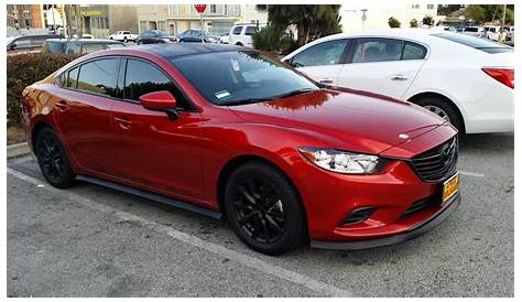 Mazda 6 2015 Soul Red #mazda6 #mazdaisport #plastidipped #ezlippro