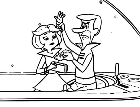 Jane Jetson Coloring Pages Coloring Pages