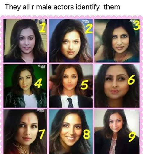 Identify Male Bollywood Actors