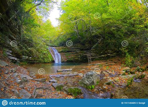 Erfelek Waterfalls Hiking Area Sinop Turkey Stock Image Image Of