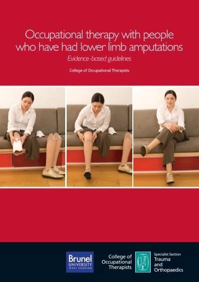 Lower Limb Amputations Guidelines College Of Occupational