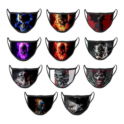 Buy Fashion Outdoor Protection Anti Dust Skull Printed Unisex Adult