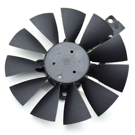 T129215su 87mm 4pin Cooler Fan For Asus R9 390 390x Rx580