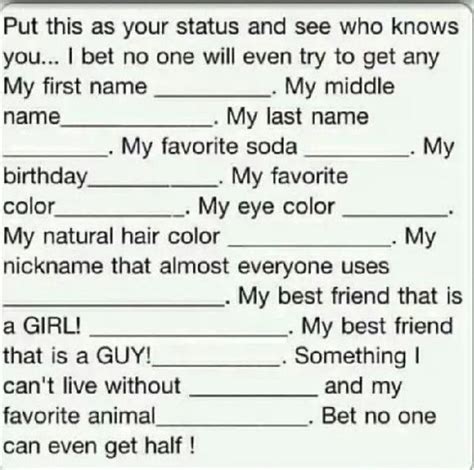 Pin by Maddie Madison on Best Friend Challenges | Who knows me best