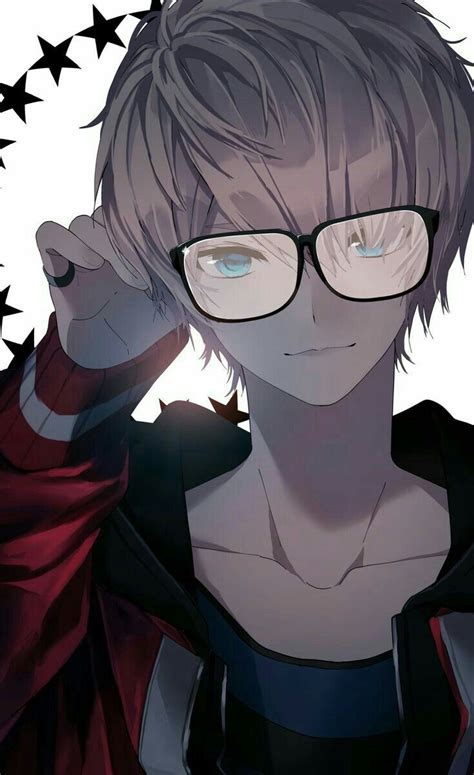 Pin By Aqilah Nisa On Coolboy Anime Guys With Glasses Anime Cute
