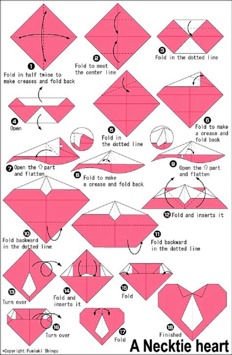 How To Make An Origami Heart Instructions