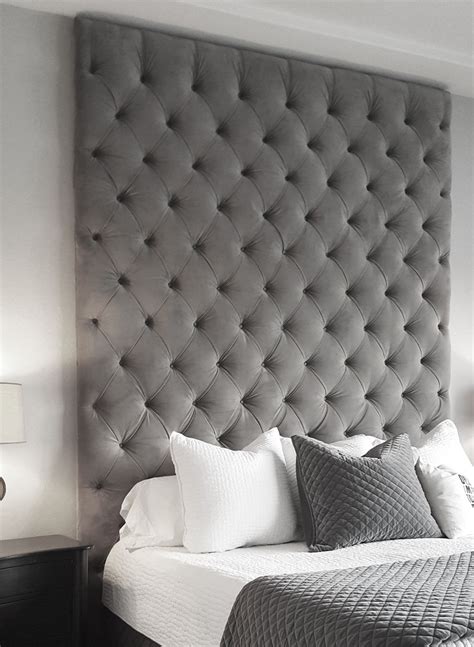 Custom Deep Diamond Button Tufted Upholstered Wall Panels Upholstered