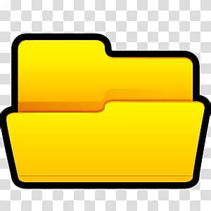Sleek XP Basic Icons Folder Open Yellow Folder Icon Transparent