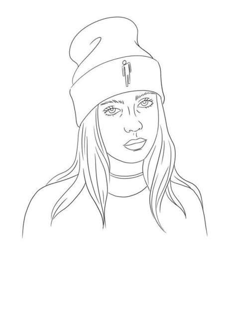 Https://tommynaija.com/coloring Page/billie Eilish Coloring Pages