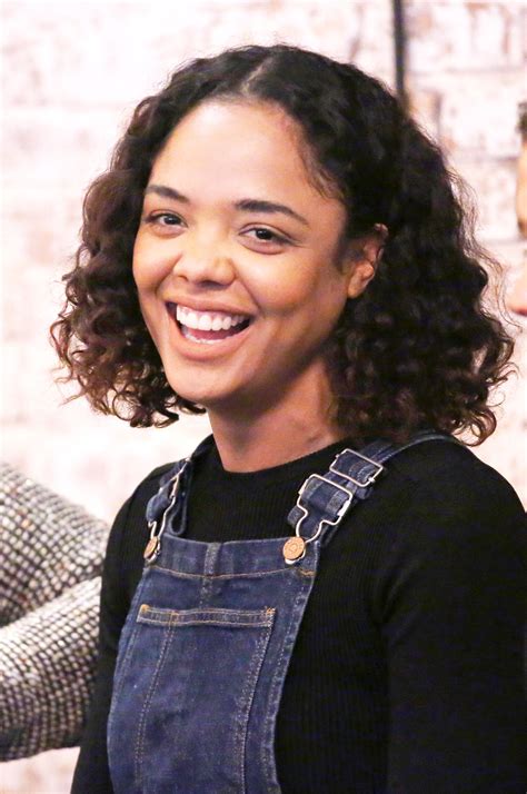 33 Magnificent Ways To Wear Curly Hair Tessa Thompson Curly Hair Styles Marvel Women