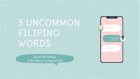 Top 3 Uncommonly Used Filipino Words Foodphoria