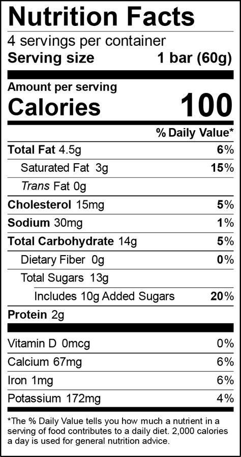 Fudge Bar Nutrition Facts Besto Blog