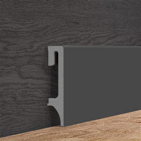 Anthracite Grey Skirting Board Vox 80mm X 2400mm Floors To Walls