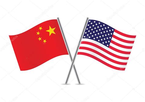 Depositphotos50781721 Stock Illustration Chinese And American Flags