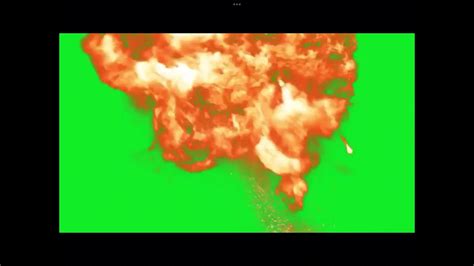 Explosion Animations Green Screen Youtube
