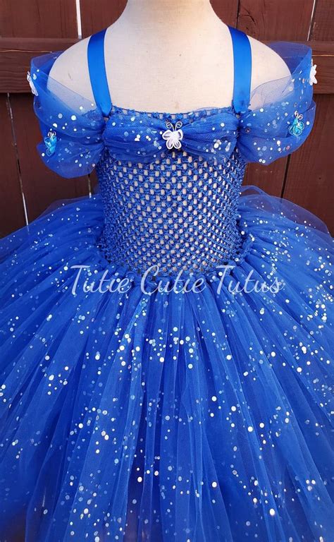 Royal Blue Cinderella Inspired Disney Princess Tutu Dress Etsy