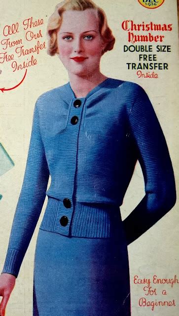 The Vintage Pattern Files 1930s Knitting The Smartest Thing In