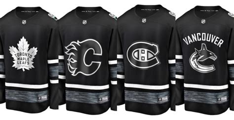 Nhl Unveils Black And White Eco Friendly All Star Game Jerseys Photos