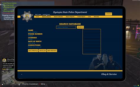 Esx Mobile Data Terminal Reports Warrants Calls Searches And More