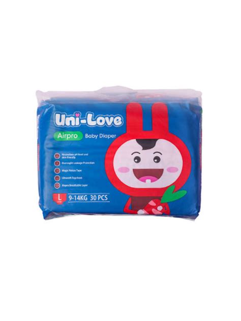 Uni Love Airpro Baby Diaper Large 30pcs Edamama