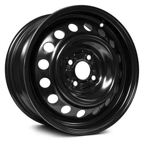 Rt 15 Steel Wheel 4 Lug X45619 Wheels Black Rims