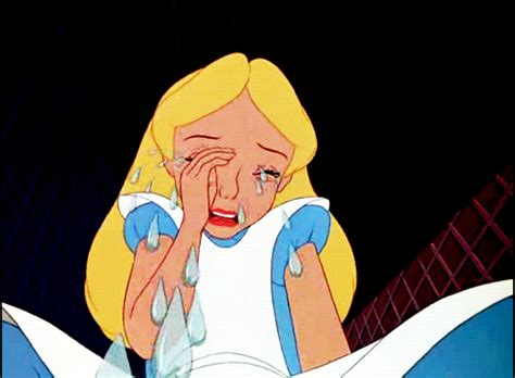  Cute Disney Sad Alice In Wonderland Cry Szczescietrwaj