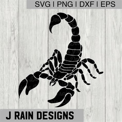 Scorpion SVG Scorpion DXF Scorpion Clip Art Bug Svg Etsy