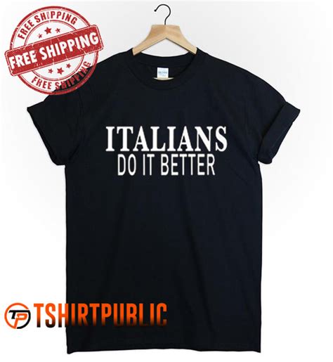 Italians Do It Better Madonna T Shirt Adult Free Shipping Cheap Graphic Tees