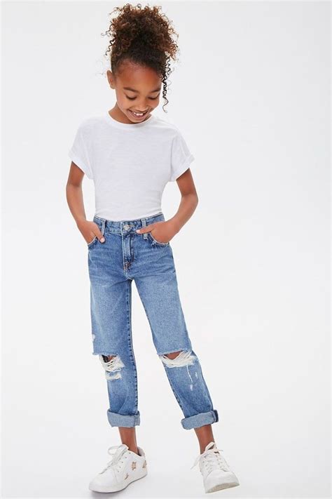 Women Jeans Really Ripped Jeans High Waisted Blue Ripped Jeans Jeans W Rosewew Tween Fashion