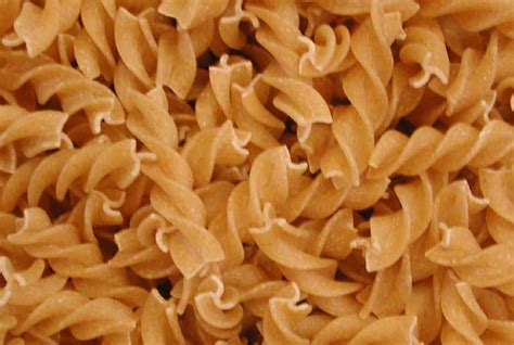 Pasta Fusilli Whole Wheat Ingredients Descriptions And Photos