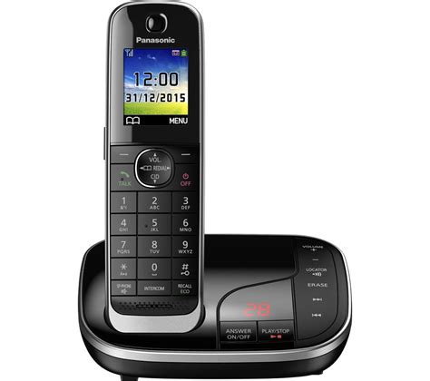 Buy Panasonic Kx Tgj320eb Cordless Phone With Answering Machine Free