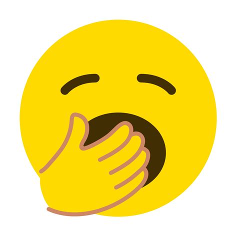 Emotional Face Emoji Yawning Due To Sleepy 6828389 Vector Art At Vecteezy