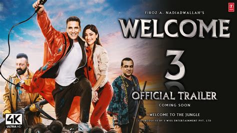 Welcome 3 Official Trailer Akshay Kumar Sanjay Dutt Paresh Rawal
