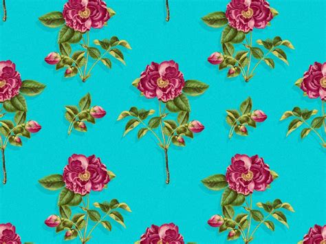 Seamless Vintage Rose Pattern Decor And Ornaments Textures For