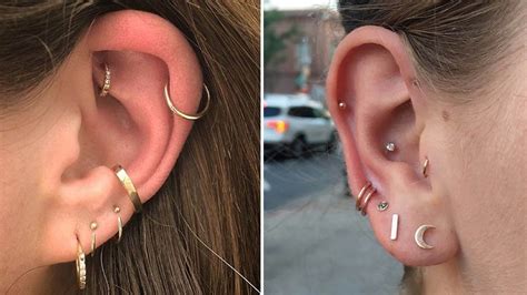 14 Dainty Piercing Ideas For Ears And Body Teen Vogue