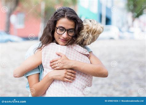 Friends Embracing Each Other Stock Photo Image Of Leisure Adult