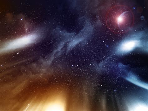 Galaxy Background With Free Space Texture Clouds And Sky Textures