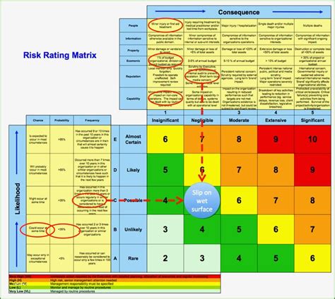 Ideal Risk Matrix Template Excel That Prove Your Strands In 2020