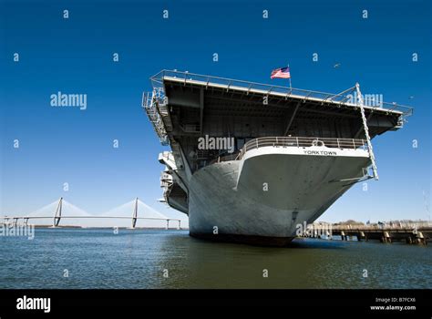 The Uss Yorktown Cv 10 At The Patriots Point Naval And Maritime Museum