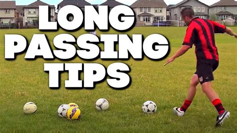 How To Do Long Passes In Football Soccer Football Passing Technique